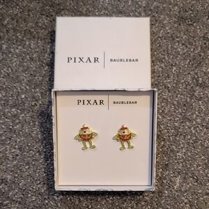 Pixar BaubleBar Monsters Inc Pumpkin Halloween Earrings NIB